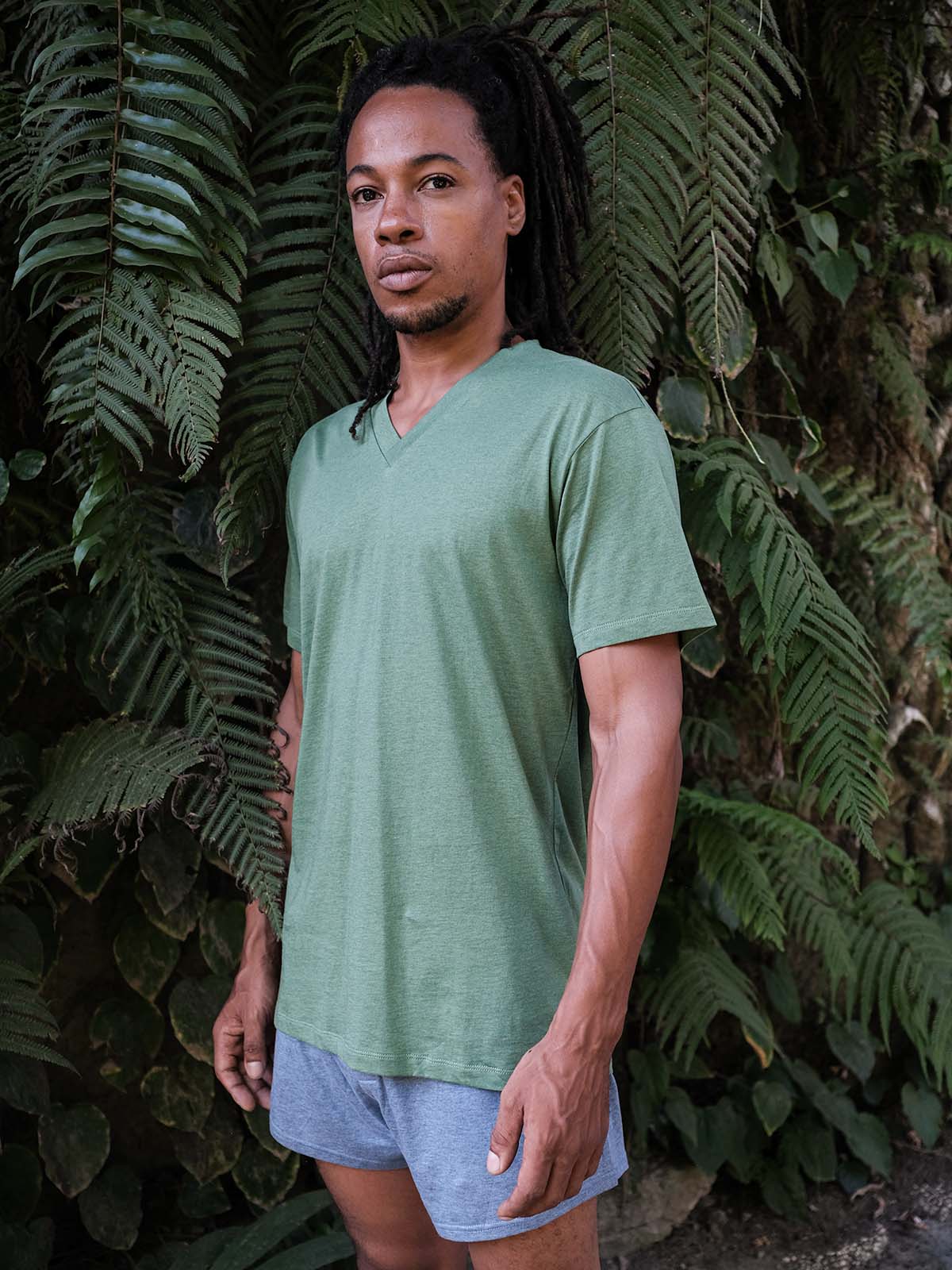 Classic Seaweed Tee V-Neck - ultra-soft & super-sustainable T-shirt made  with seaweed | Karma Beach Club